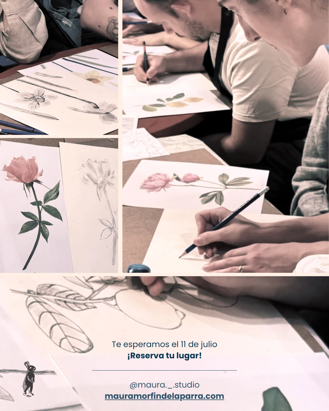 Taller Dibujando Flores