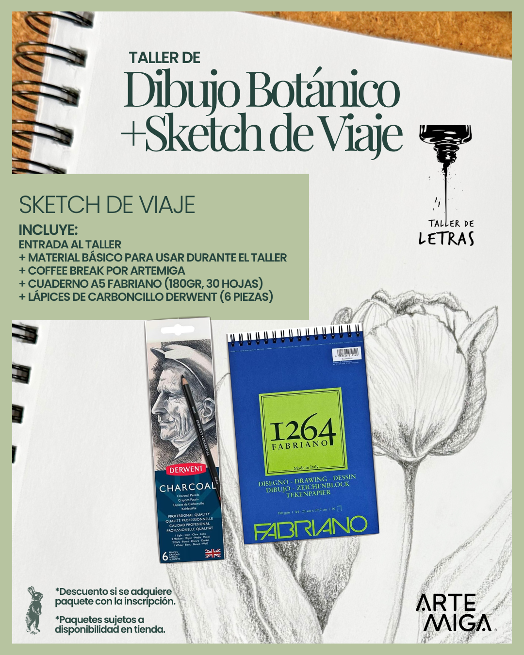 Taller de Dibujo Botánico - 30 de Agosto 2025