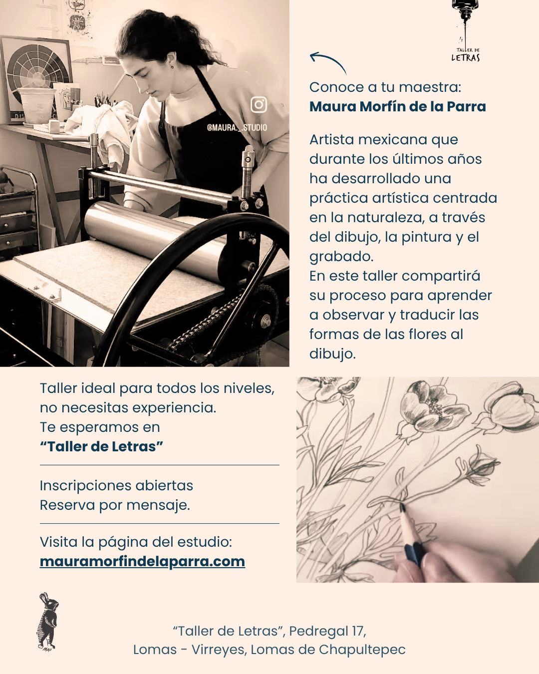 Taller Dibujando Flores