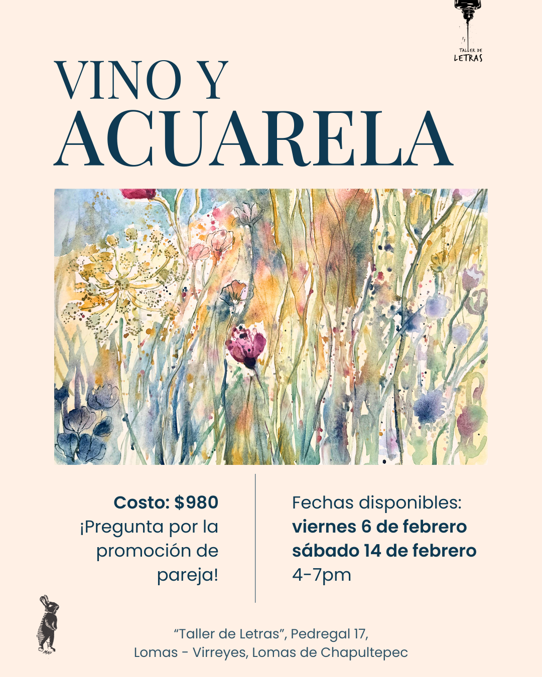 Taller Vino y Acuarela